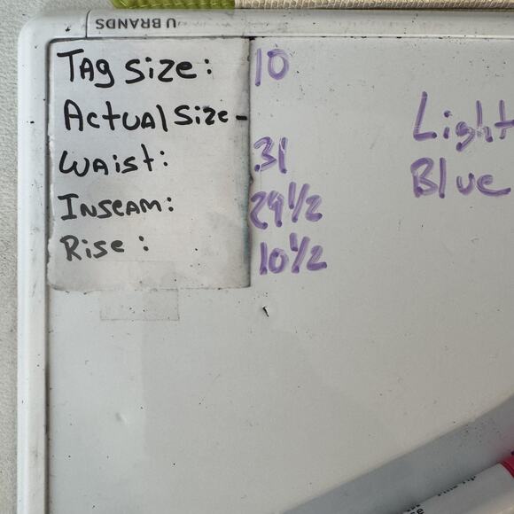 Vintage Tommy Hilfiger Jeans Denim Womens 10 Light Blue Straight Leg 00s 170364 - Picture 13 of 14